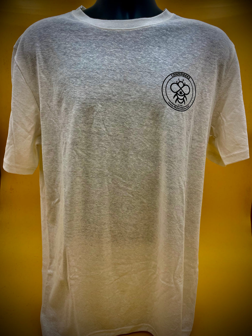 White Cannabees Hemp Organic Cotton Tee