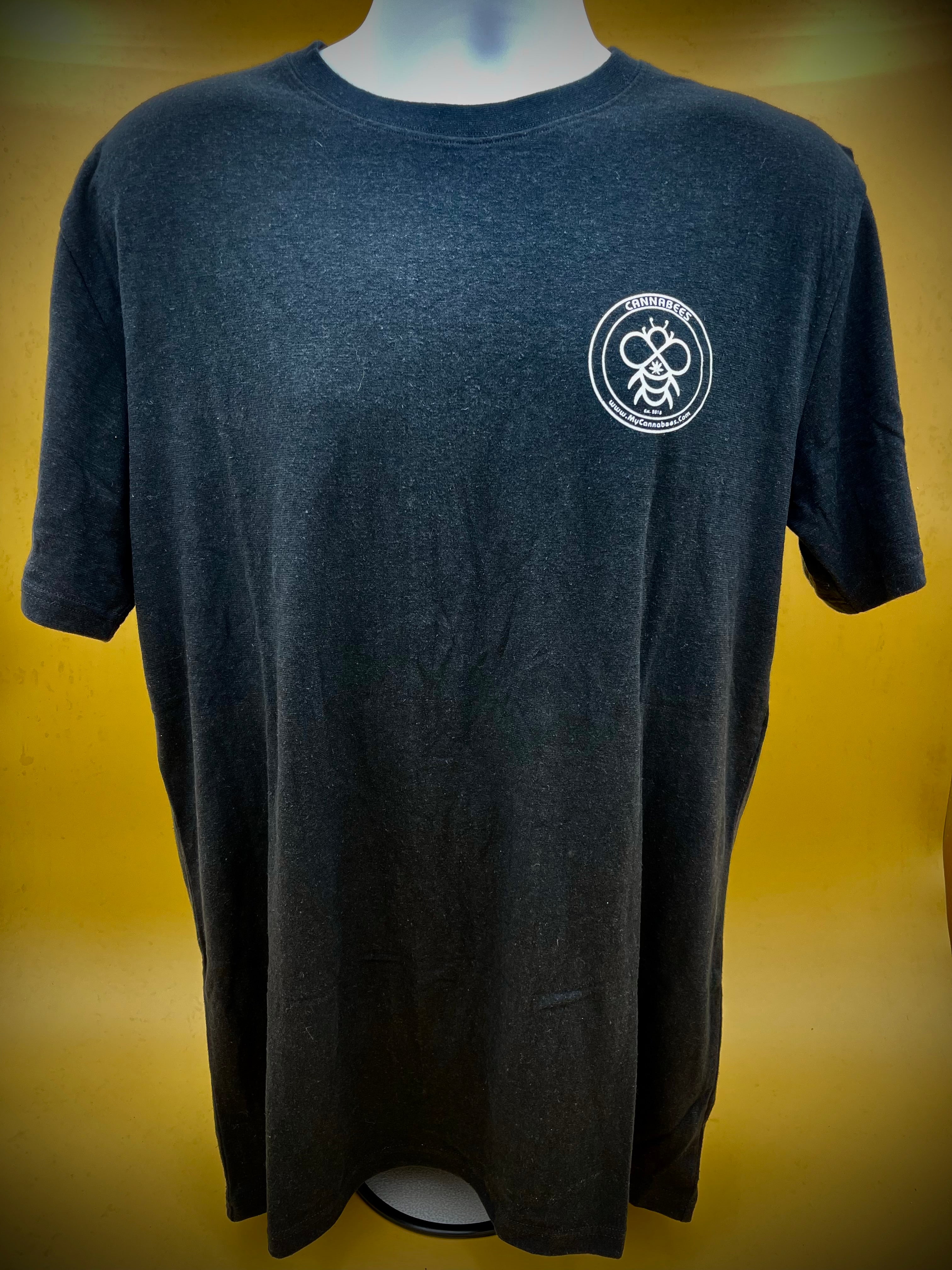 Black Cannabees Hemp Organic Cotton Tee