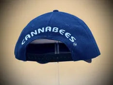 Blue Cannabees Off-Center Hemp Blend Cap